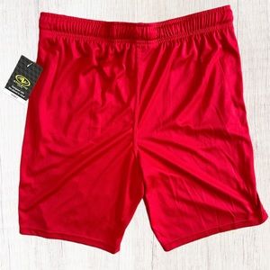 XL Boy’s Athletic Shorts in Red